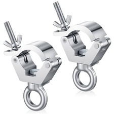 2 Pcs Heavy Duty 1.25 Inch Truss Clamp with Eye Bolt for 32-35mm Truss Tube/P...