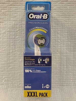 #ad Oral B Precision Clean Replacement Electric Brush Heads Braun XXXL Pack 10 Heads $11.60