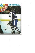 1978 TOPPS MAPLE LEAFS DEFENSE IAN TURNBULL