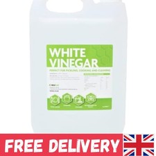Versatile 5L White Vinegar: Ideal for Cleaning, Pickling & Culinary Excellence 2.40 per litre