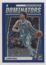 2022 Panini Donruss Optic Elite Dominators Blue Prizm 39/49 LaMelo Ball #11 1aj