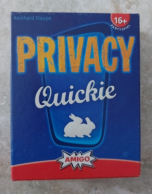 Privacy Quickie AMIGO FAN-Edition 05983 Fragen Antworten Partyspiel Kartenspiel