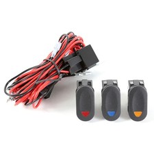 Rugged Ridge Light Installation Wiring Harness Kit 3 Lights 3 Light Kit 15210.73