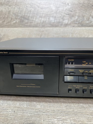 Vintage Nakamichi CR-1A 2 Head Cassette Deck Dolby B-C NR - Works GREAT! - Picture 7 of 24