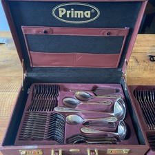 Prima Cutlery Canteen 72 pc Stainless Steel Lockable Briefcase 12 Place Setting
