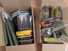 Sehr großes Konvolut an Landschaftsbauartikel + Bäume + Vlies + Foliage HO TT N