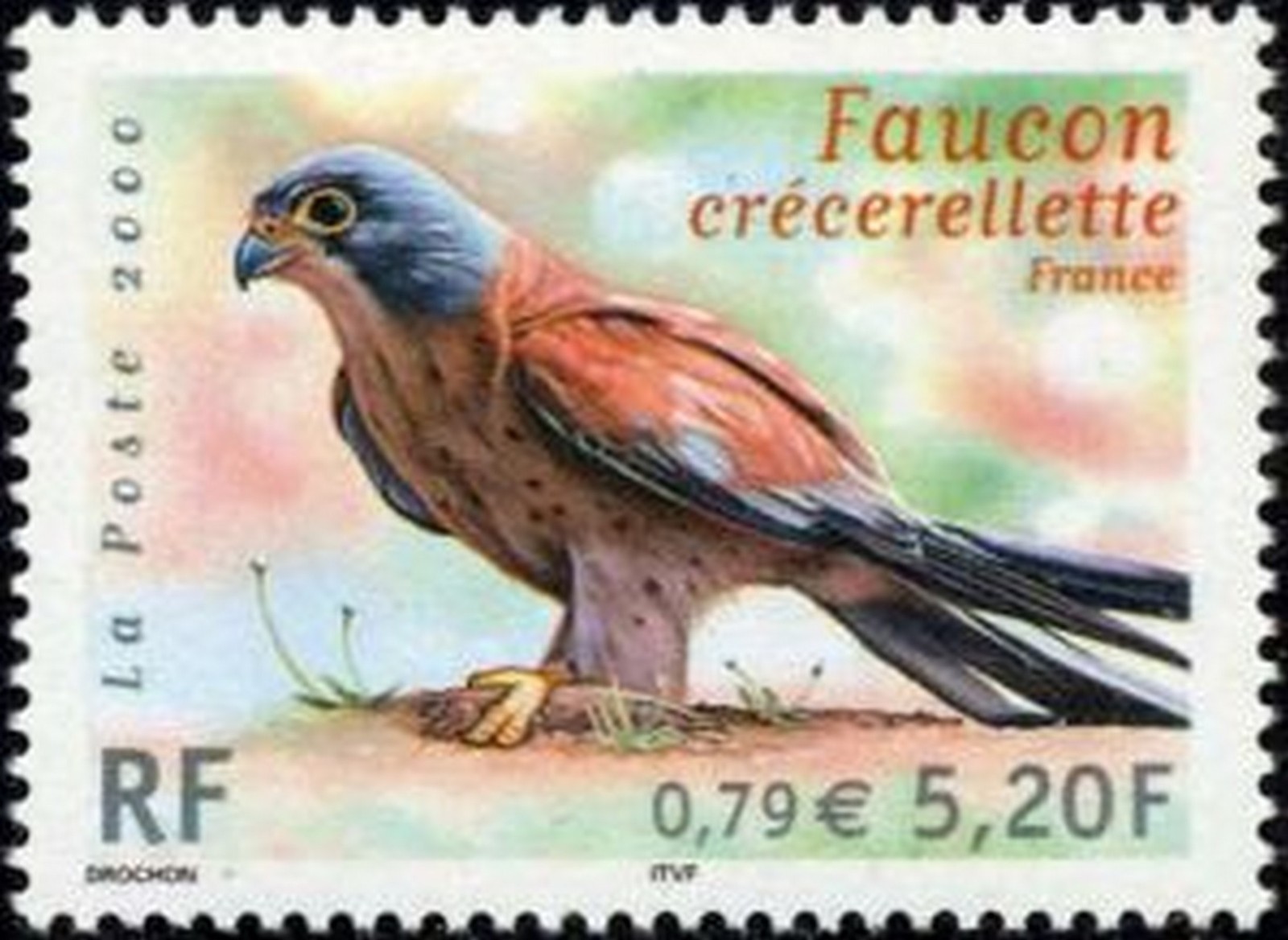 France Yvert Num 3361 ** Faucon rapace en 2000