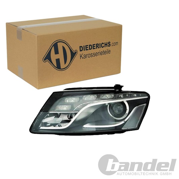 Diederichs LED Xenon Scheinwerfer Mit LWR Schwarz Rechts FüR Audi Q5 | 1075084-image