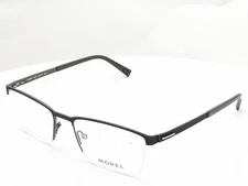 Morel QUARK 2 NV13 Rectangular Black Men's Eyeglasses Frames 54-19-145