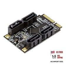 Mini PCI-E PCI Express to 6Gbps Four Ports SATA 3.0 Mini PCI-E to 4SATA