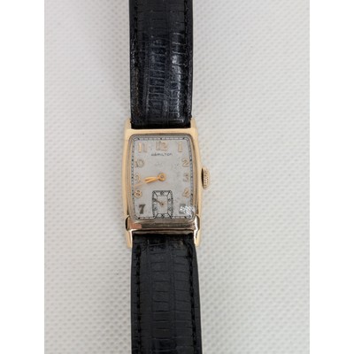 Vintage HAMILTON ''Donald'' 14kt. Solid Yellow Gold 1951 Manual Wind Men's Watch