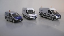 Oxford Stobart Rail / Air Ford  &Mercedes Sprinter Vans x3 1:76 OO suit Hornby