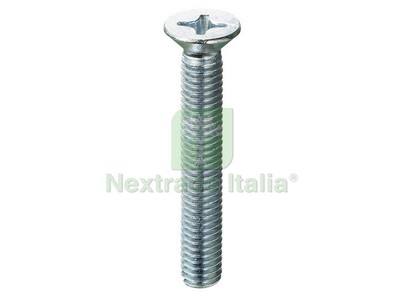 Viti A Testa Tonda M8 (8 Mm) In Acciaio Zincato DIN 7985 (confezione Da 10