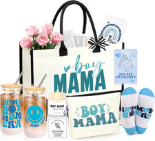 New Boy Mom Gifts, First 1St Birthday Mothers Day Gifts for New Mom Set of 7