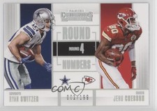 2017 Panini Contenders Round Numbers Silver 1/199 Jehu Chesson Ryan Switzer 1l2