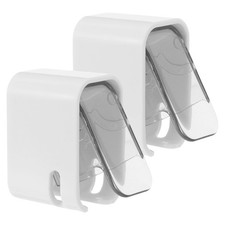 2 Pcs Bathroom Wall Mounted Holder Wall-mounted Toothbrush Storage Holders