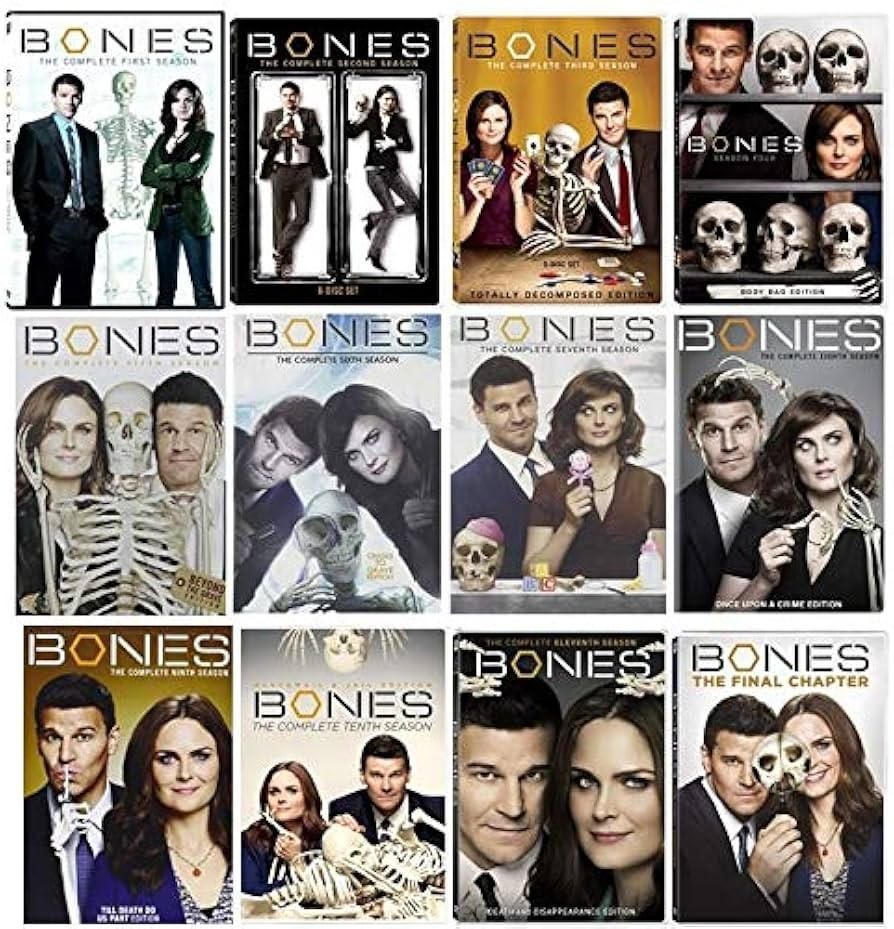 Bones Complete TV Series DVD Bundle Seasons 1-12 Set 65 Discs