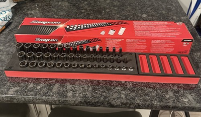 #ad 45 Pc Snap On 3 8 Metric Master Socket Set 6 Point 245sfmsfr $1100.00