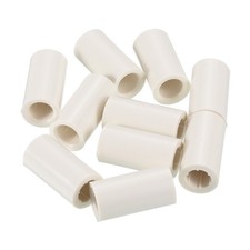 10PCS 13x25mm Pool Cue Ferrules Billiard Cue Ferrules Slip Stick Tips White