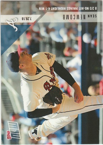 2018 Topps Now 521 Sean Newcomb