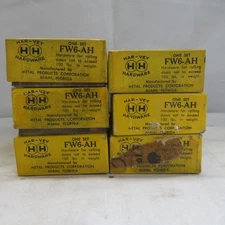 Har-Vey Hardware FW6-AH Rolling Door Hardware Kit Antique