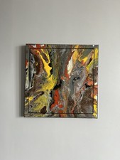 Pair Of Abstract Paintings By Rosita