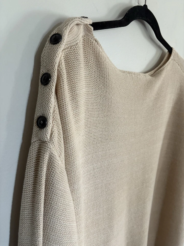 Suéter Tribal Azteca LRL Lauren Jeans Co. Ralph Lauren Mujer Talla M/lg Leer Preppy Foto 4 de 4