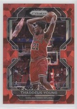 2021-22 Panini Prizm Red Ice Prizm Thaddeus Young #118 2l4