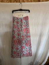 Lilly Pulitzer Linen Beach Pants Shorely Blue Don t Be Shellfish XXS