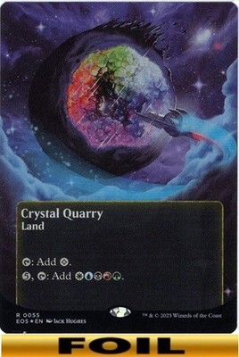 Crystal Quarry ** FOIL BORDERLESS ** #55 -EOS Stellar Sights - NM MTG