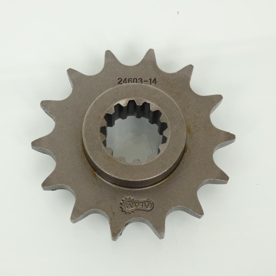 Pignon de sortie de boite Afam 14 dents pas 520 moto Kawasaki Z750 neuf
