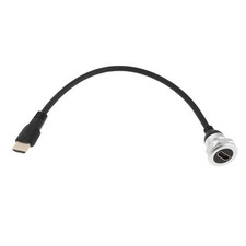  Panel Mount Display Video Signal Cable - Male to Female Extender Cord for