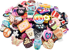 100 Pcs Foods Leisure Silicone Beads, Silicone Focal Beads for Keychain Making,