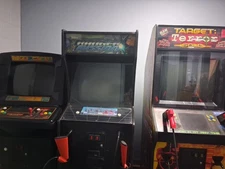 3 WORKING Arcade Games Lot 2 Player Shooting Gun ONE Joystick