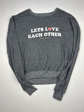 Spiritual Gangster Juniors S Let  s Love Each Other SOFT Pullover Sweatshirt