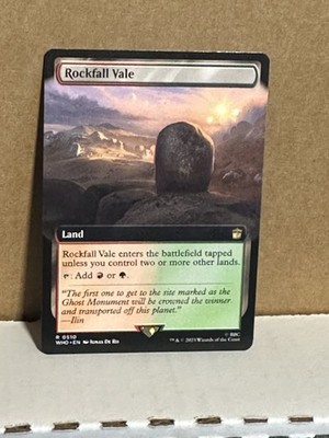 Rockfall Vale Universes Beyond: Doctor Who Magic BORDERLESS MTG LC1