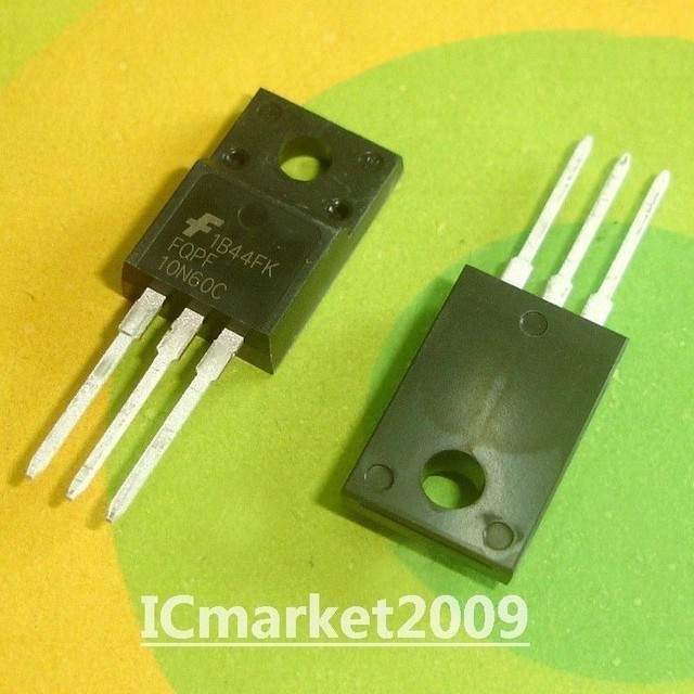 50 PCS FQPF10N60C TO-220F 10N60C FQPF10N60 10N60 10A 600V N-Channel ...