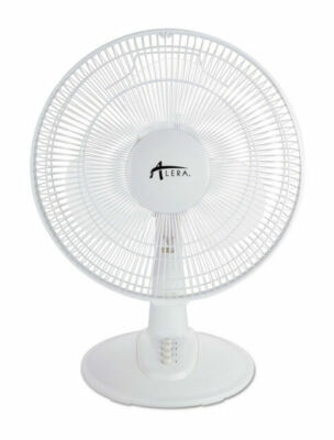 NEW Alera FAN122W 3-Spd 12 in. Oscillating Desk Fan - WHT *FREE SHIPPING*