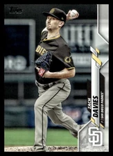 2020 Topps Update Zach Davies #U-155 Advanced Stat /300 San Diego Padres
