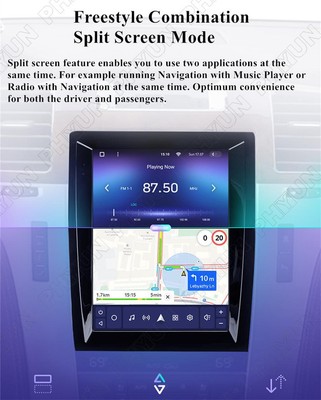 For 2007-12 Cadillac SLS Stereo Radio 9.7'' Vertical Android 10.1 GPS Navigation