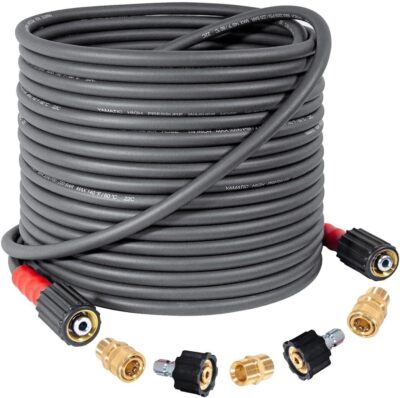 #ad #ad Flexible Pressure Washer Hose 50FT X 1 4quot; Kink Resistant 3200 PSI Heavy Duty US $51.23