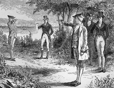 Alexander Hamilton Aaron Burr Duel NJ POSTER PICTURE PHOTO PRINT BANNER 14118