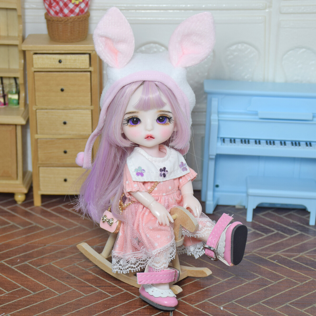 ☆ 希少なJan doll ジャンドール　ピンクのプードル　２００９年製　☆ WM-029 (インディピンク) | Dollfie & BJDs | Dollsn
