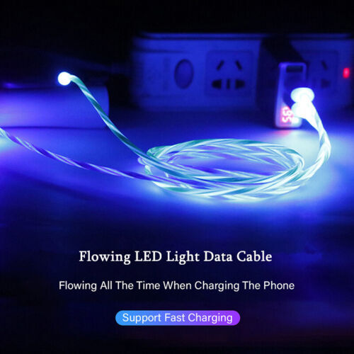 IPhone Cable Led Charger Light Up 1M/2M | eBay UK