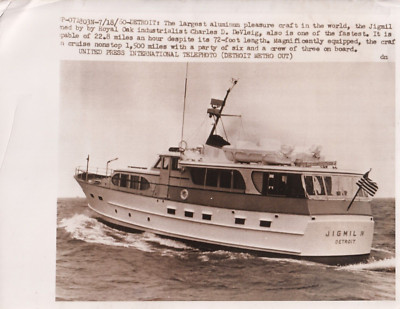CHARLES DeVLEG´S MAGNIFICENT EQUIPED ALUMINUM MADE CRAFT DET 1960 Photo Y 465