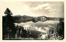 Real Photo Postcard Crater Lake, Crater Lake National Park, Oregon - used 1946