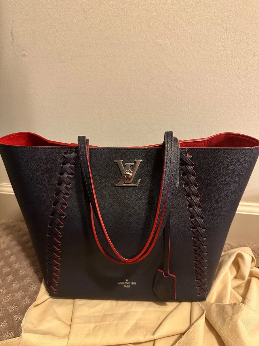 Authentic Louis Vuitton lockme braided tote