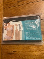 2 Piece Castor Oil Pack Wrap Reusable Castor Oil Pack Kit - Black - New