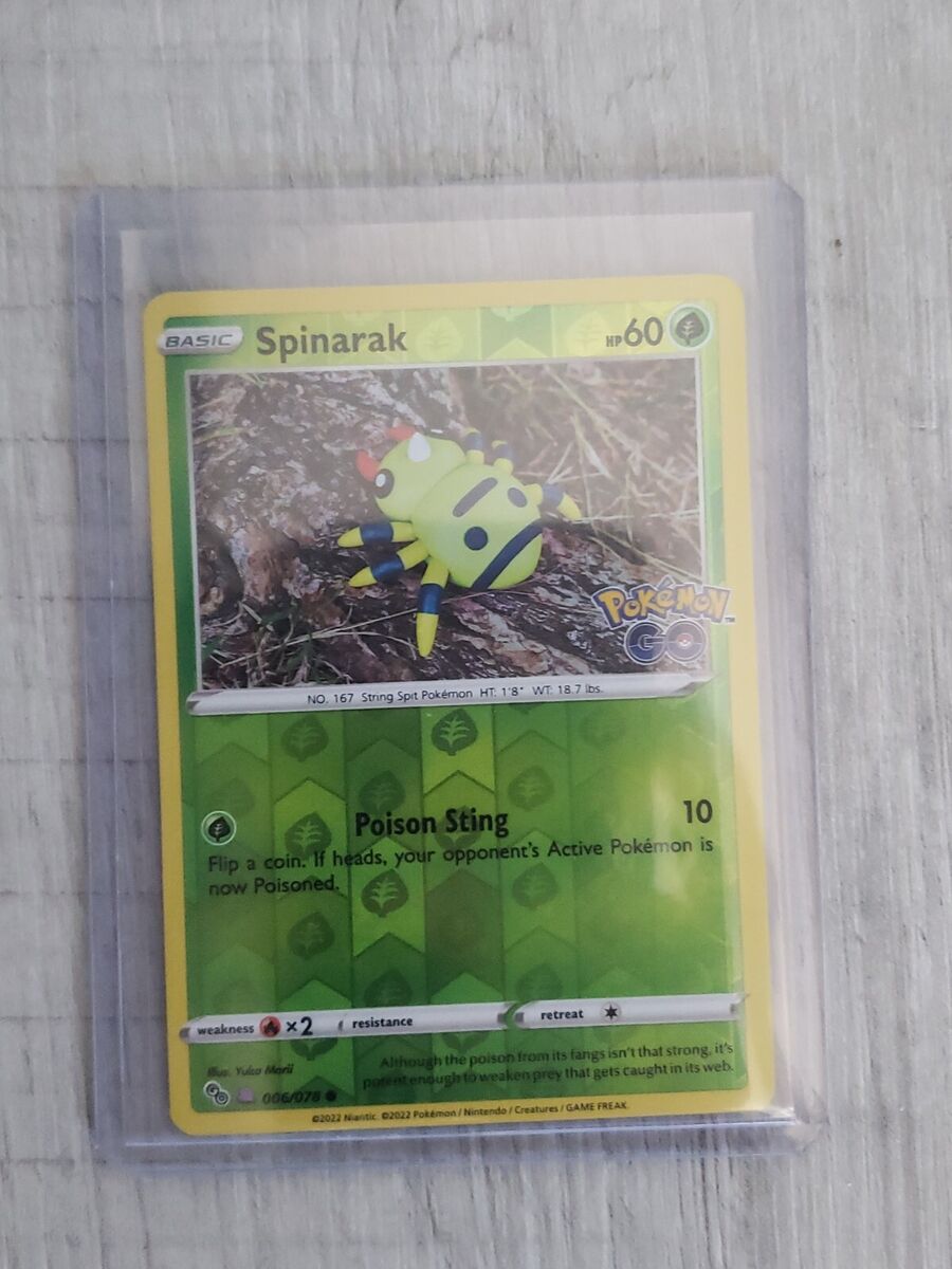 Ditto (Spinarak) Unpeeled - 006/078 - Pokemon Go - Reverse Holo