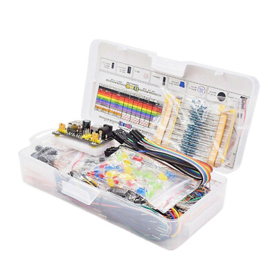 830Pcs DIY Electronic Starter Kit for Arduino UNO R3 with Breadboard & Componecq